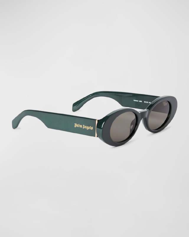 Gilroy Oval Acetate Sunglasses